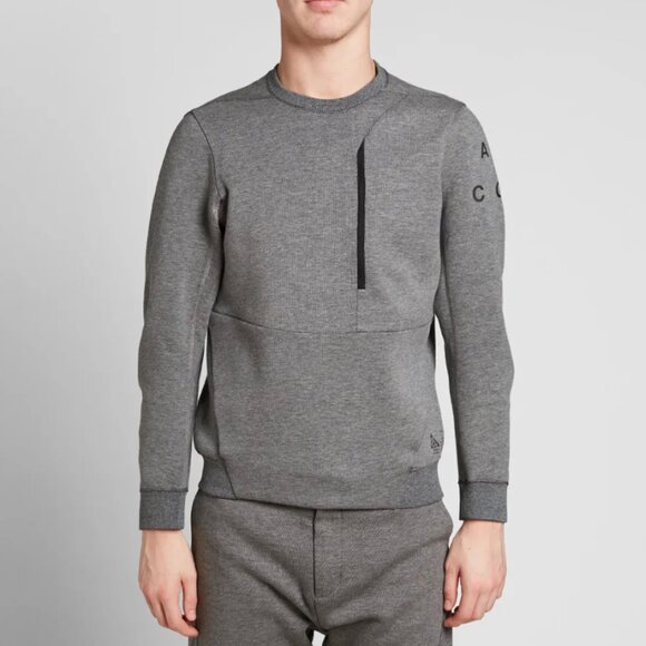 (RARE) Nike NikeLab ACG x Errolson Hugh - Tech Fleece Men's - Gray - Size Medium - Picture 1 of 7